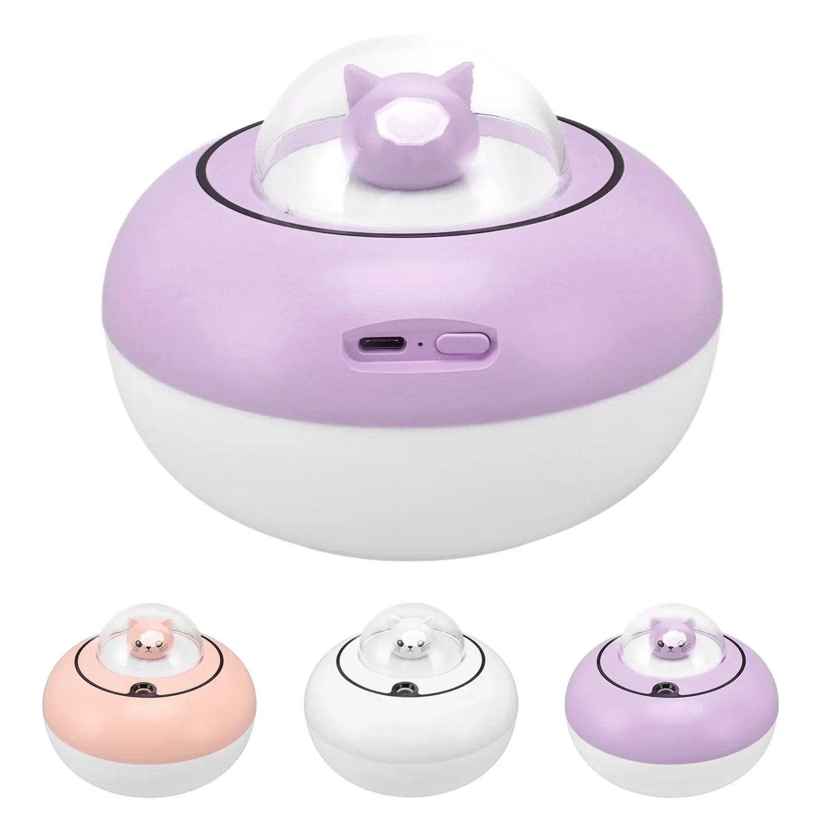 Humidifier Humidifier Cute Cat Sculpture Portable Quiet Desktop Air Humidifier for Home USB Plug in Humidifier