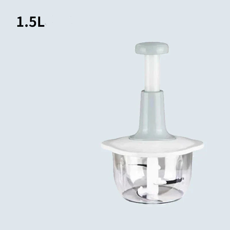 १ पीसीएस म्यानुअल तरकारी मिन्सर प्रेस प्रकार घरेलु लसुन मासु कटर ग्राइन्डर ह्विस्क स्टिर किचन फूड चोपर फूड प्रोसेसर