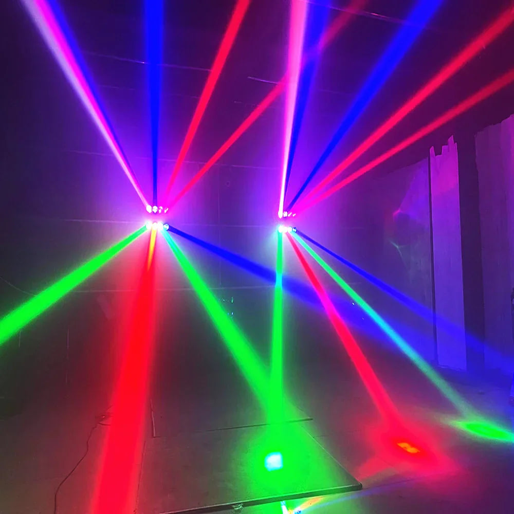 Led 8x15W 4in1 Spider Light RGBW Party DJ Beam Wash Moving Head DMX Controll Stage Effect