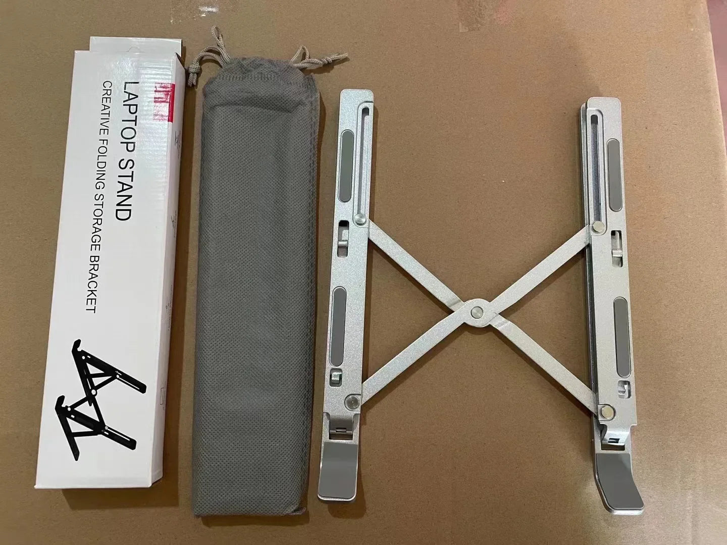 Free Shipping Laptop Stand Aluminum Alloy Computer Desktop Tablet Stand Folding And Lifting Portable Heat Dissipation Bracket