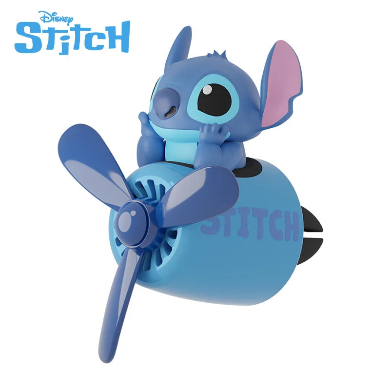 Disney Stitch Toy Story Alien Air Freshener Car Perfum Cute Propeller Outlet Aromatherapy Vent Diffuser for Car Interior Decor