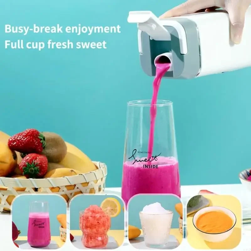 Convenient Mixers Small Juicing Cup Travel Juices Maker Rechargeable Juicing Device Juicing Cups for Kitchen Gym Travel X7XA