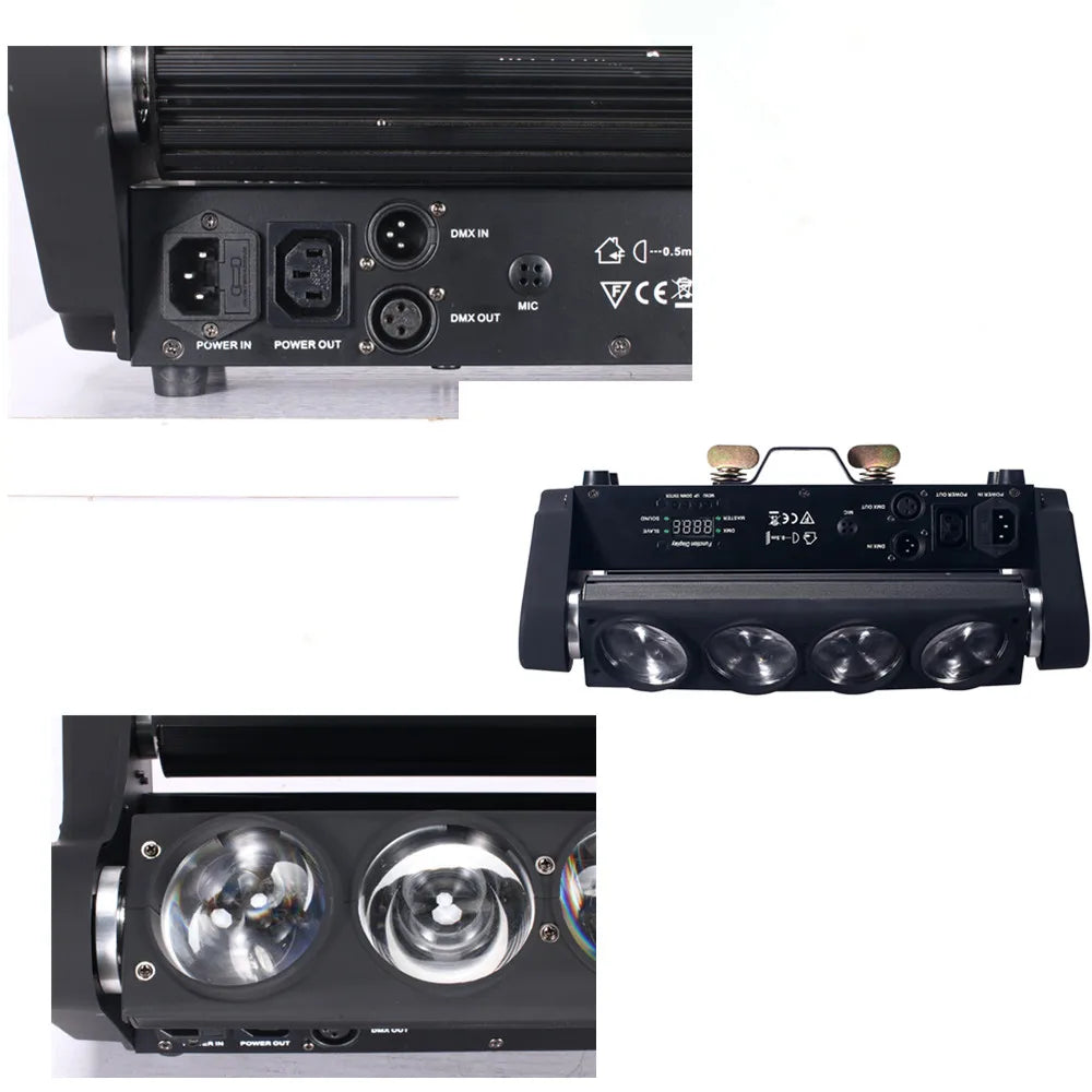 Led 8x15W 4in1 Spider Light RGBW Party DJ Beam Wash Moving Head DMX Controll Stage Effect