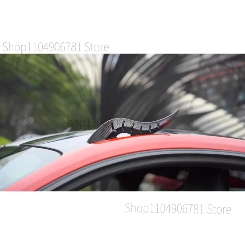 FOR Volkswagen LAVIDA 2008-2025 New Dragon Horn shaped Car Exterior Decoration (Arc Light Speed ​​Flow Fin)