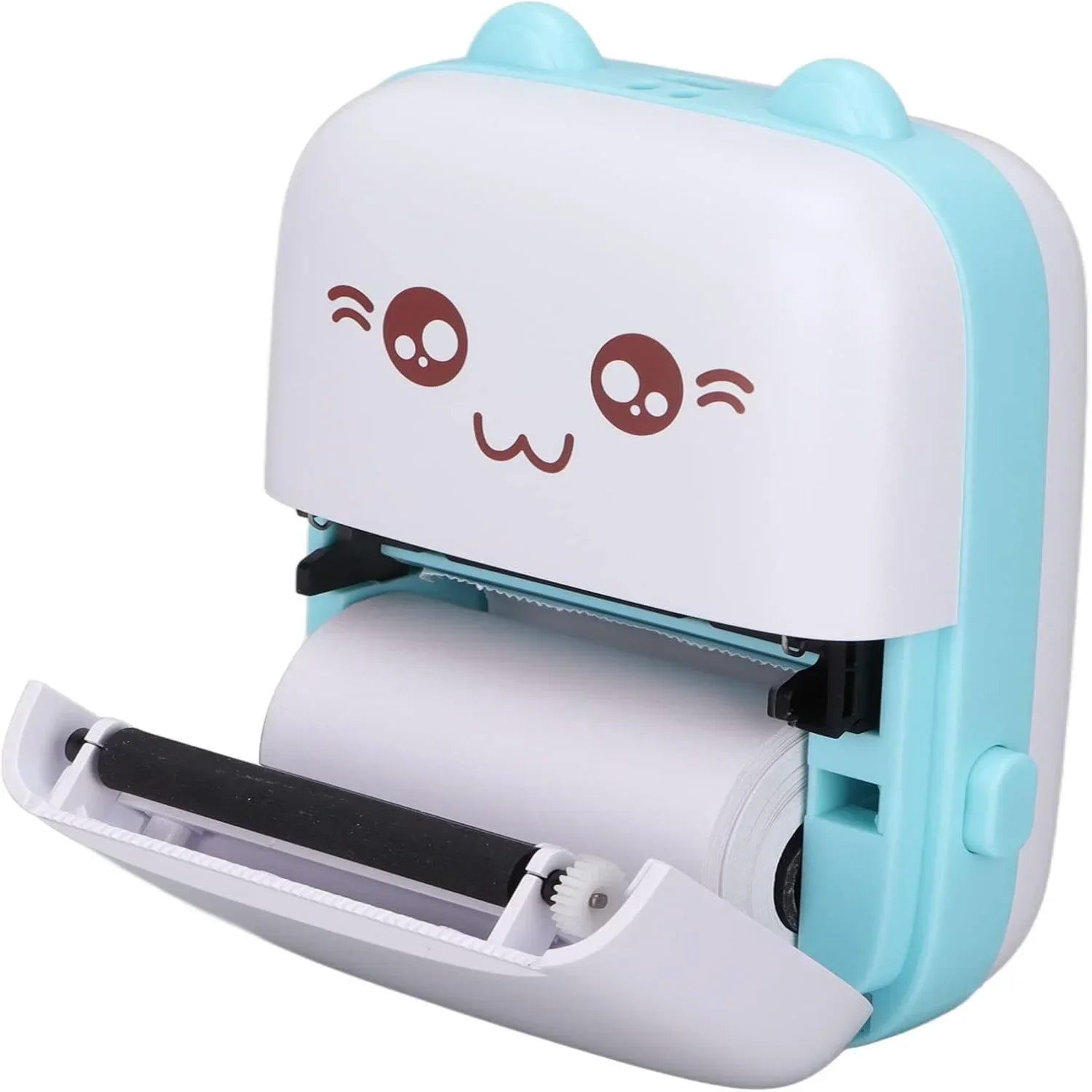 Inkless Label Printer, Portable Thermal Printer with 200DPI High Hesolution, Bluetooth Label Printer for Shipping Packages, Sti