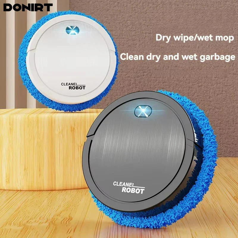 Electric Floor Mopping Robots Silent Floor Scrubber Cleaning Experts Wet and Dry Smart Home Floor Sweeping Automatic Clean Robot 