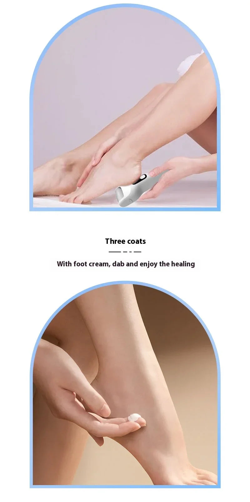 Electric foot grinder, rechargeable foot repair tool, dead skin and calluses polishing machine, exfoliating polishing machine