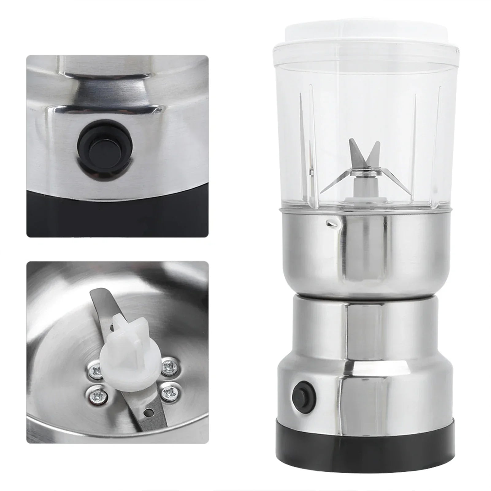 Household Electric Stainless Steel Grinding Milling Machine Coffee Bean Spice Grinder