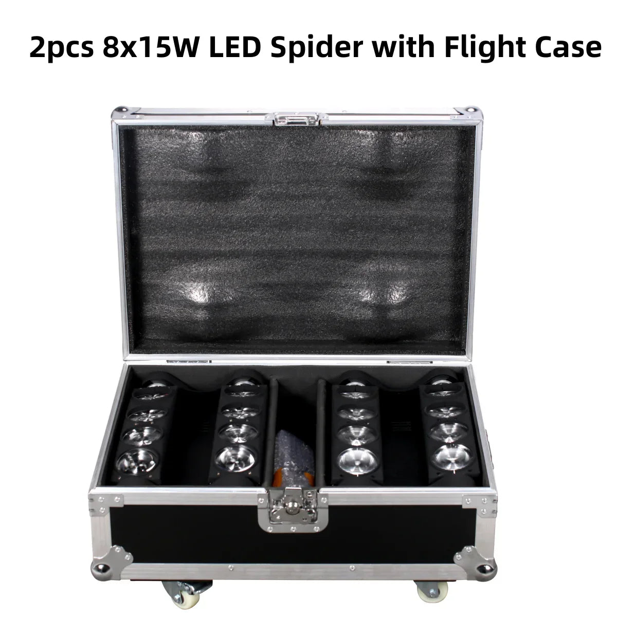 Led 8x15W 4in1 Spider Light RGBW Party DJ Beam Wash Moving Head DMX Controll Stage Effect