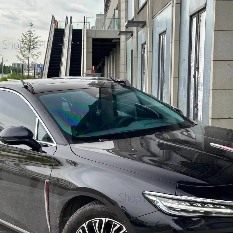 FOR Volkswagen LAVIDA 2008-2025 New Dragon Horn shaped Car Exterior Decoration (Arc Light Speed ​​Flow Fin)