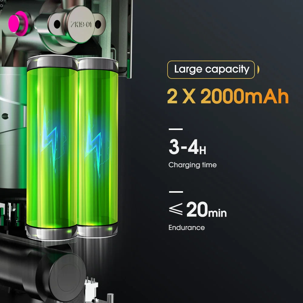 CARSUN Portable Inflator Compressor Pump With LED Lamp For Car Motorcycle Bicycle Tire Balls Wireless Electric Car Air Tire Pump