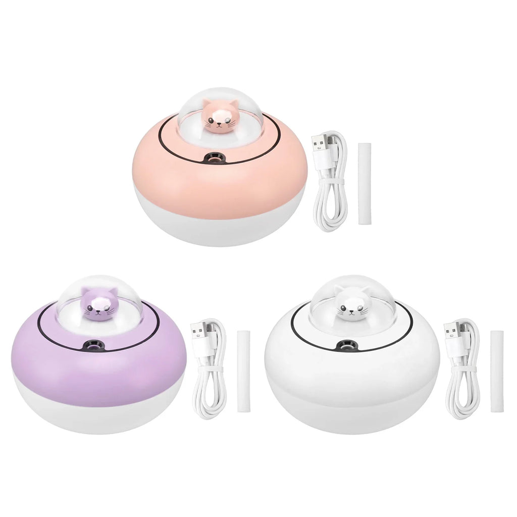 Humidifier Humidifier Cute Cat Sculpture Portable Quiet Desktop Air Humidifier for Home USB Plug in Humidifier