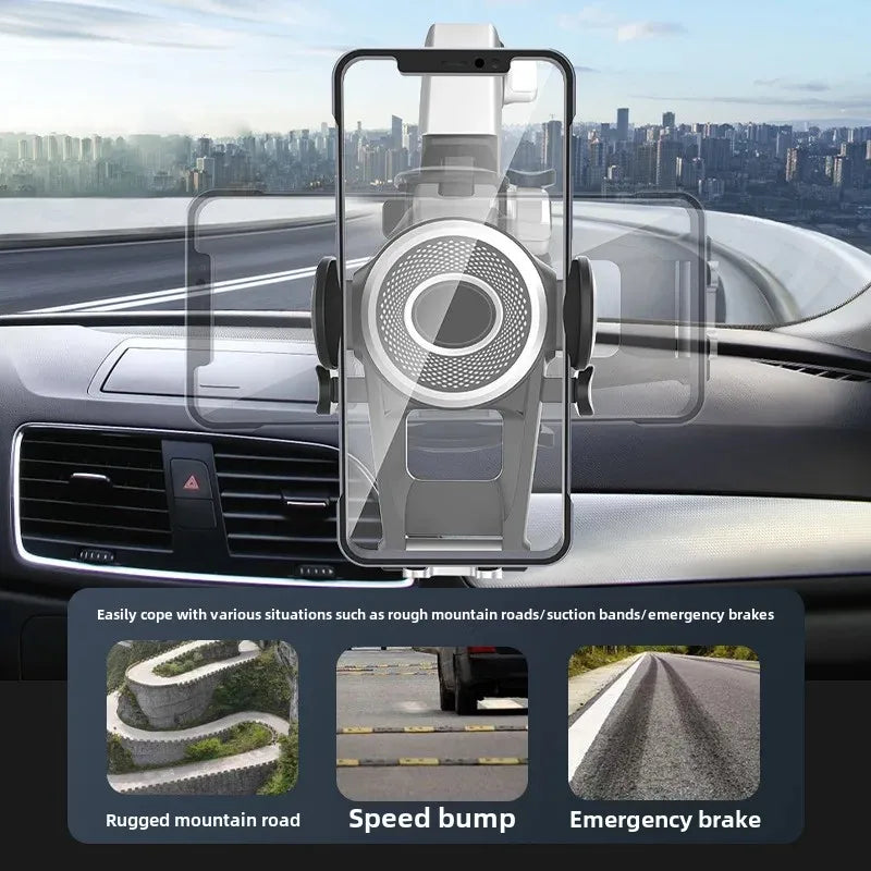 Left &amp; Right Adjustable Rotating Car Phone Stand – Desktop &amp; Navigation Phone Holder Accessory