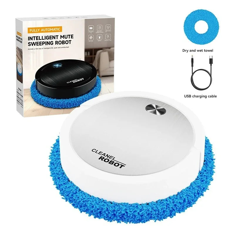 Electric Floor Mopping Robots Silent Floor Scrubber Cleaning Experts Wet and Dry Smart Home Floor Sweeping Automatic Clean Robot 