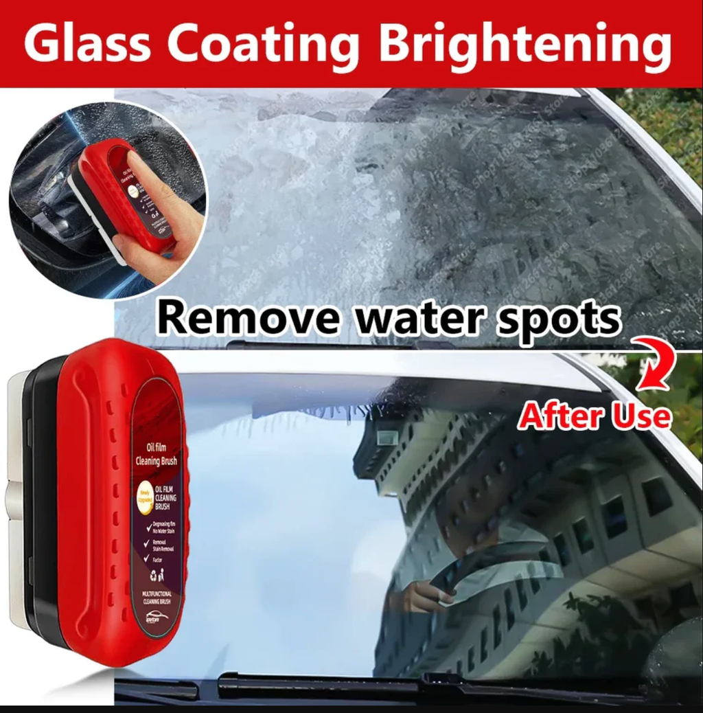 Car Glass Coating Oil Film Clean Brush Rearview Mirrors Anti-fog Rain-proof Windows Cleaning Glass Repair Lamp Polishing Agent